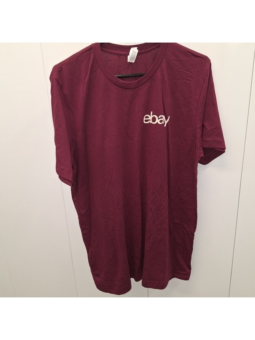 Canvas Graphic T-Shirt Burgundy Large